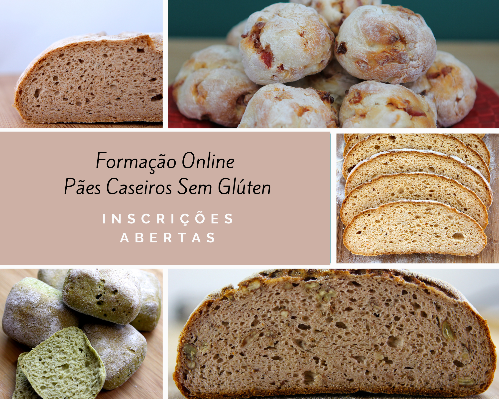 CURSO ONLINE Pães Caseiros Sem Glúten