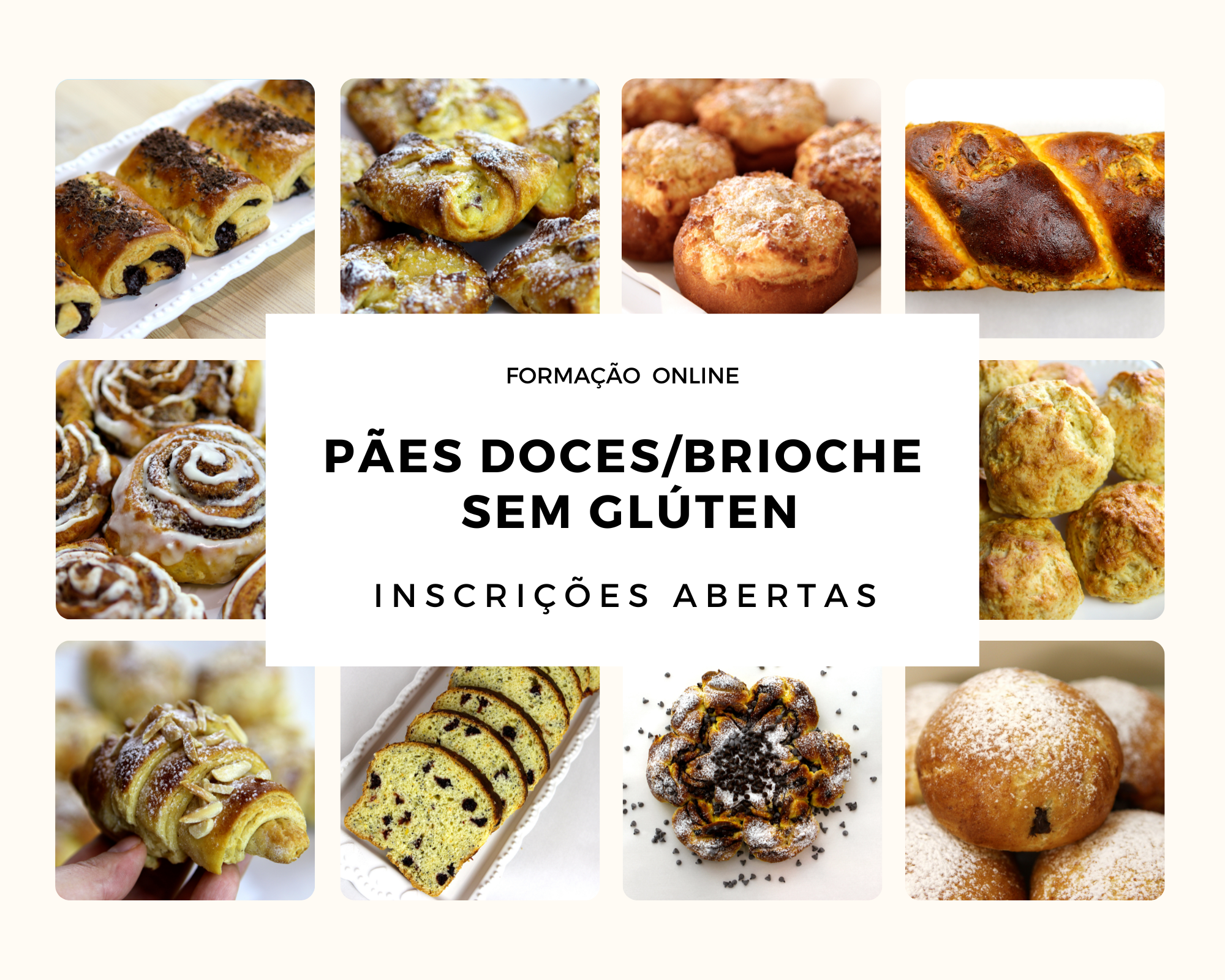 CURSO ONLINE Pães Doces Sem Glúten